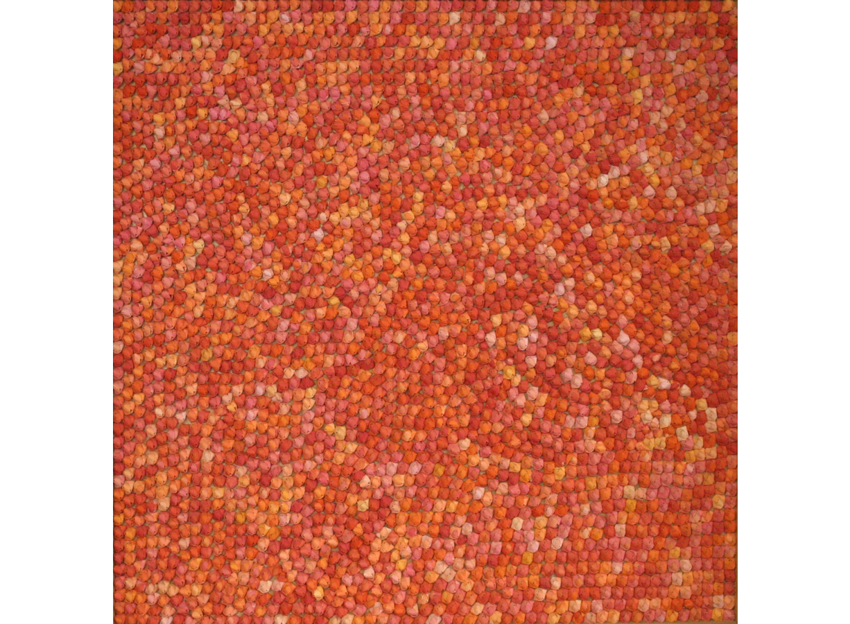 Coral, 1986 / Papierfalttechnik/ Aquarell / 100 x 100 cm